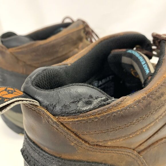 Ariat Terrain Hiking Boots Men’s Brown Waterproof Leather ATS Size US 13D - Picture 11 of 15